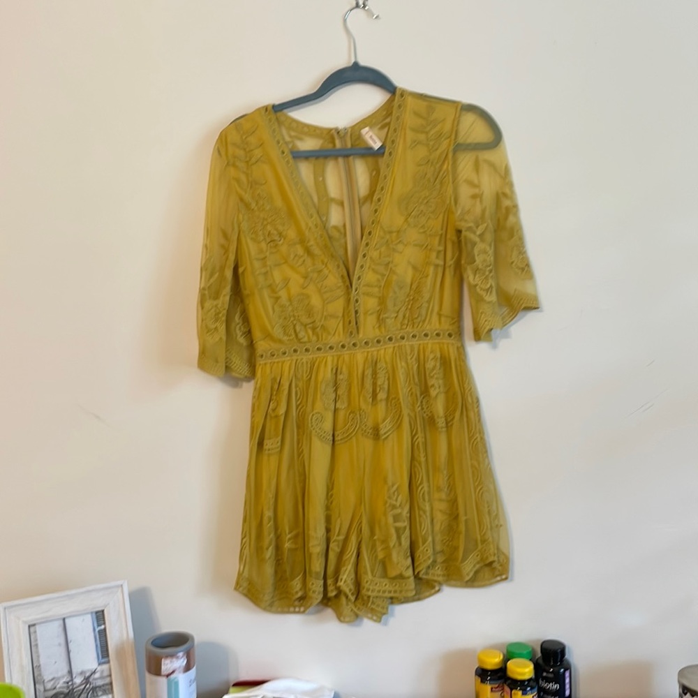 Yellow romper